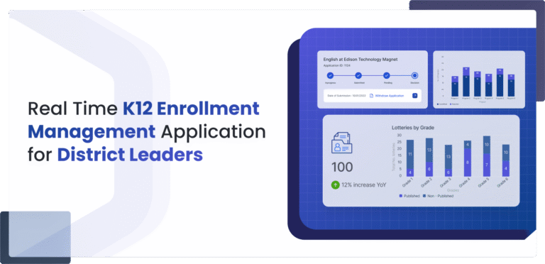Real Time K12 Enrollment Management Application for District Leaders